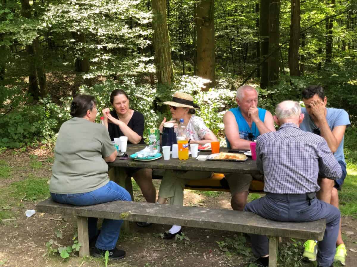 Gemeinsames Mittagessen